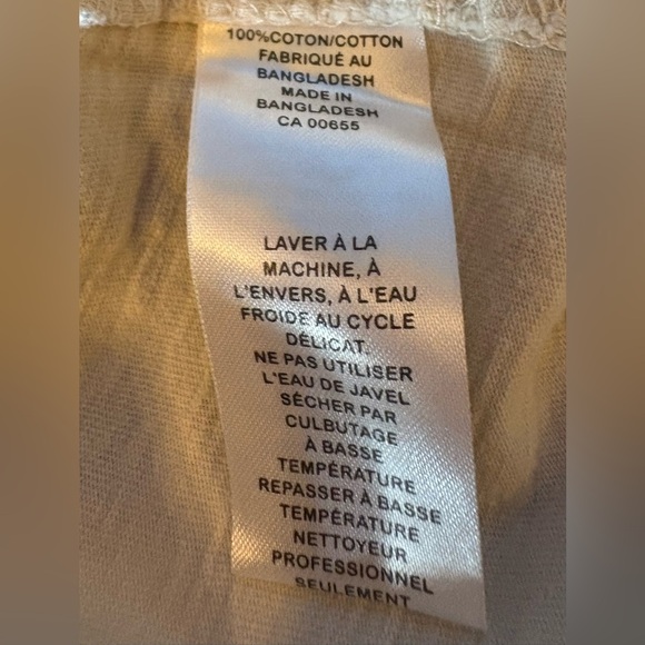 Adidas Ladies White Tee with Light Blue Trim - Picture 4 of 4